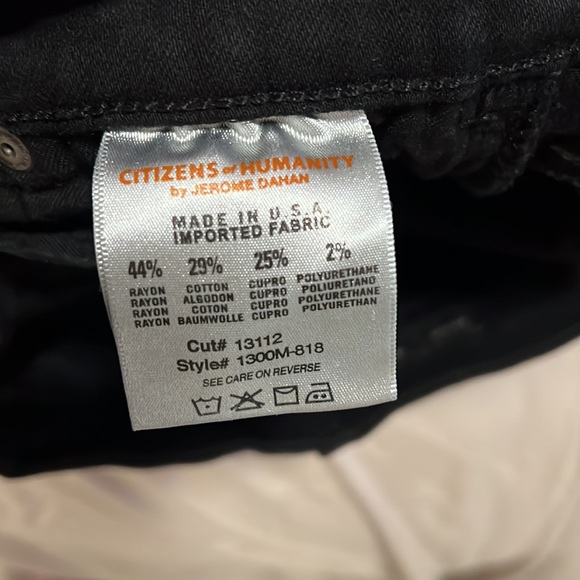 Citizens of Humanity, Black Jeans, Size 29 - Picture 3 of 4